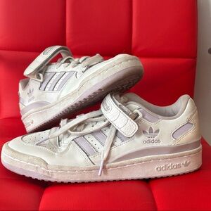 adidas Women's Athletic Shoes in Cream and Gray